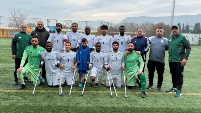 Şahinbey Ampute'den farklı galibiyet 11-0